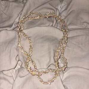 Free People Artisan Seashell Multi-Strand Statement Necklace